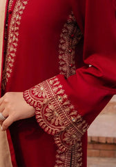 Zarqash — 3pc on emb Lawn with Chiffon Emb Dopatta image 2