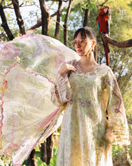 (MF002) MARIA.B| UNSTITCHED 3PC HEAVY EMB PREMIUM LAWN WITH READY TO WEAR CHIFFON PRINTED AND EMB DUPATTA