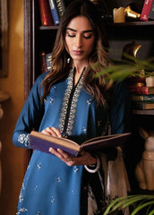 MARIA.B — 3pc on emb Lawn with Diamond printed Dopatta image 1