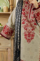 Coco by Zarashahjahan — 3pc on emb Lawn with Diamond Dopatta image 2