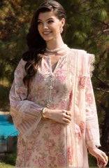 Bareeze — 3pc on emb Lawn with Chiffon Emb Dopatta image 1