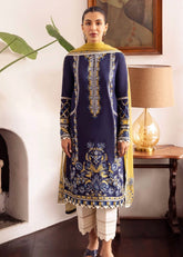 Chrimson — 3pc Available on Fine Quality Lawn with Chiffon Emb Dopatta image 0