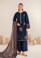 Garnet — 3pc on emb Lawn with Diamond Dopatta image 0