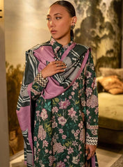 MAARIA.B — 3pc on Digital Lawn with Lawn 4 side printed Dopatta image 3