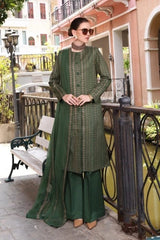 Bareeze — 3pc on emb Lawn with Chiffon Emb Dopatta image 0