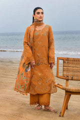 (MF1228) RANG RASIYA| UNSTITCHED 3PC HEAVY EMB LAWN WITH READY TO WEAR CHIFFON EMB DUPATTA