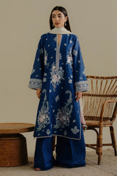 (MF1249) ZARASHAHJAHAN| UNSTITCHED 3PC HEAVY EMB PREMIUM LAWN WITH PRINTED CHIFFON DUPATTA