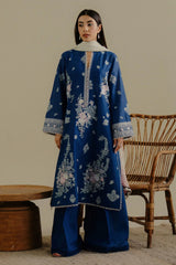 (MF1249) ZARASHAHJAHAN| UNSTITCHED 3PC HEAVY EMB PREMIUM LAWN WITH PRINTED CHIFFON DUPATTA