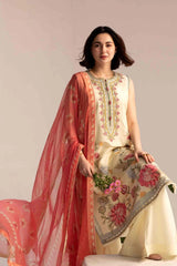 Sobia nazir — 3pc on emb Lawn with Chiffon Emb Dopatta image 0