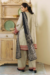 Coco by Zarashahjahan — 3pc on emb Lawn with Diamond Dopatta image 4