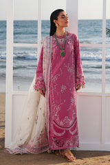 (MF008) QALAMKAR| UNSTITCHED 3PC HEAVY EMB PREMIUM LAWN WITH READY TO WEAR PRINTED EMB DUPATTA