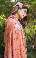 (MF1248)ASIFA AND NABEEL| UNSTITCHED 3PC HEAVY EMB PREMIUM LAWN WITH READY TO WEAR CUTWORK CHIFFON EMB DUPATTA