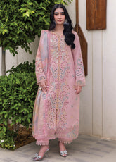 (MF1229) RANG RASIYA| UNSTITCHED 3PC HEAVY EMB LAWN WITH READY TO WEAR CHIFFON EMB DUPATTA