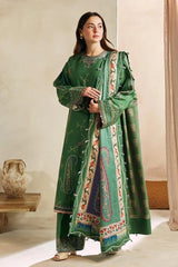 Zarashahjahan — 3pc on emb Lawn with Digital Dimond print Dopatta image 1