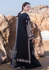 (MF122) QALAMKAR| UNSTITCHED 3PC HEAVY CHIKKANKARI PREMIUM LAWN WITH READY TO WEAR SLUB EMB PREMIUM DUPATTA