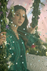 (MF1247) SOBIA NAZIR| UNSTITCHED 3PC HEAVY EMB PREMIUM LAWN WITH READY TO WEAR CHIFFON EMB DUPATTA