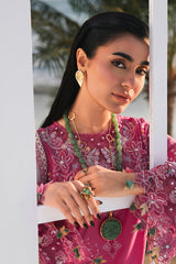 (MF008) QALAMKAR| UNSTITCHED 3PC HEAVY EMB PREMIUM LAWN WITH READY TO WEAR PRINTED EMB DUPATTA