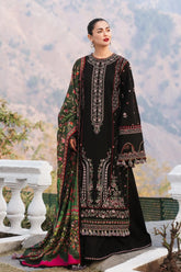 (MF1246) HUSSAIN REHAR| UNSTITCHED 3PC HEAVY EMB PREMIUM LAWN WITH PRINTED DUPATTA