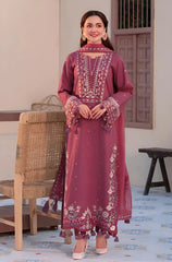 (MF1243) ALLAYS| UNSTITCHED 3PC HEAVY EMB PREMIUM LAWN WITH READY TO WEAR CHIFFON EMB DUPATTA
