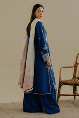 (MF1249) ZARASHAHJAHAN| UNSTITCHED 3PC HEAVY EMB PREMIUM LAWN WITH PRINTED CHIFFON DUPATTA