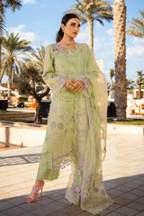 (MF1226) RANG RASIYA| UNSTITCHED 3PC HEAVY EMB LAWN WITH READY TO WEAR CHIFFON EMB DUPATTA