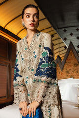 (MF232) MARIA.B| UNSTITCHED 3PC HEAVY EMB PREMIUM LAWN WITH READY TO WEAR EMB DIAMOND DUPATTA