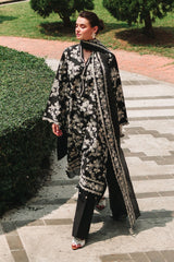 MF1356| BATIK UNSTITCHED 3PC HEAVY EMB PREMIUM DHANAK WITH DHANAK EMB SHAWL