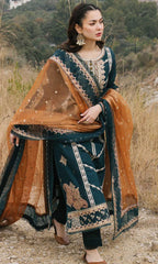 Fine Quality Lawn with Organza Emb Dopatta