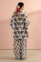 Digital printed Lawn with 4 side printed Lawn Dopatta