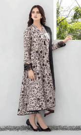 Fine Quality Digital Lawn with 4 side printed Lawn Dopatta