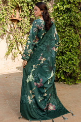 Digital Lawn with 4 side printed Lawn Dopatta