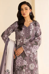 Digital Lawn with 4 side printed Lawn Dopatta