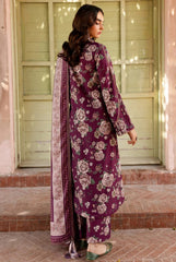 Digital Lawn with 4 side printed Lawn Dopatta