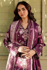 Digital Lawn with 4 side printed Lawn Dopatta