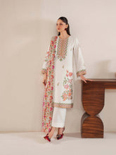 Garnet on fine quality bana dora lawn with munar printed doppata