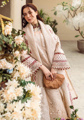 Fine quality bana dora lawn with emb salb khadi dupatta