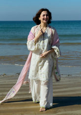 Coco by on fine quality bana dora lawn with slab munar printed dupatta