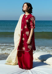 Coco on fine quality lawn with khaadi net emb dupatta