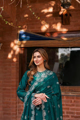 Emb Lawn with Chiffon Emb Dopatta