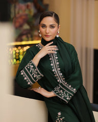 Emb Lawn with plain trouser