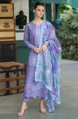 Emb Lawn with Diamond printed Dopatta