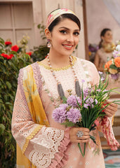 Emb Lawn with Diamond printed Dopatta