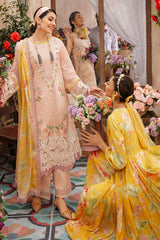 Emb Lawn with Diamond printed Dopatta