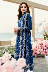 Emb lawn with chiffon emb dupatta