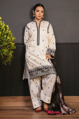 Emb Lawn with Digital Dimond print Dopatta