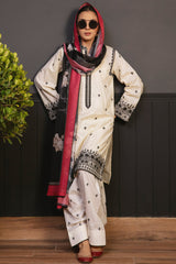 Emb Lawn with Digital Dimond print Dopatta