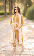Emb Lawn with Chiffon Emb Dopatta