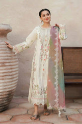 Emb Lawn with Rangoli Diamond Emb Dupatta