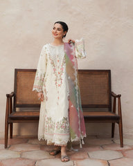 Emb Lawn with Rangoli Diamond Emb Dupatta