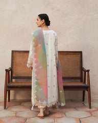 Emb Lawn with Rangoli Diamond Emb Dupatta